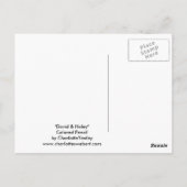 David & Haley Original Postcard Postkarte (Rückseite)