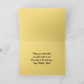 David Happy Birthday Sailboats bei Sunset Karte (Innenseite)