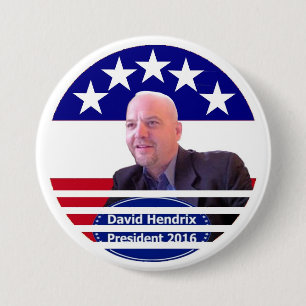 David Hendrix unabhängig für Präsidenten 2016 Button