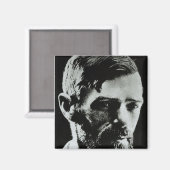 David Herbert Lawrence Magnet (Vorderseite/Rückseite)