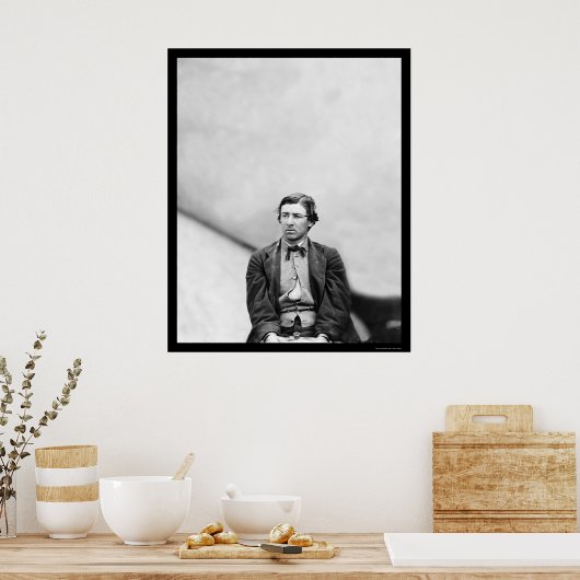 David Herold, Lincoln Conspirator 1865 Poster (Küche)