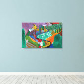 David Hockney - David Hockney Leinwanddruck (Insitu (Holzboden))