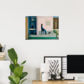 David Hockney Kunst Poster (Heimbüro)