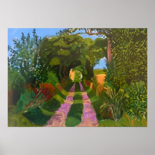 David Hockney Kunst Poster (Vorne)