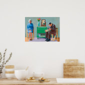 David Hockney Kunst Poster (Küche)