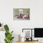 David Hockney Kunstmalerei Poster (Heimbüro)
