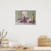 David Hockney Kunstmalerei Poster (Küche)