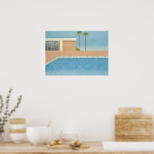 David Hockney Kunstmalerei Poster (Küche)