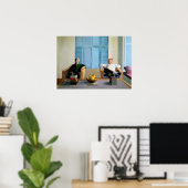 David Hockney Kunstmalerei Poster (Heimbüro)
