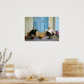 David Hockney Kunstmalerei Poster (Küche)