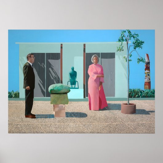 David Hockney Kunstmalerei Poster (Vorne)