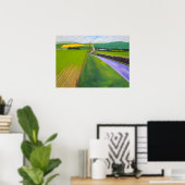 David Hockney Kunststil Poster (Heimbüro)