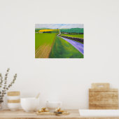 David Hockney Kunststil Poster (Küche)