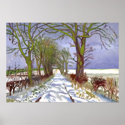 David Hockney Kunststil Poster (Vorne)