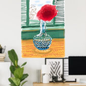 David Hockney Kunststil Poster (Heimbüro)
