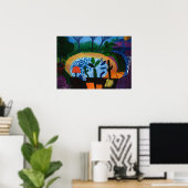 David Hockney Kunstwerk Poster (Heimbüro)