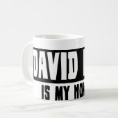 David Hume ist mein Homeboy Kaffeetasse (Vorderseite Links)