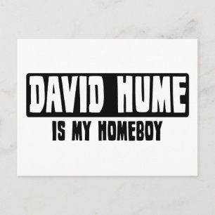 David Hume ist mein Homeboy Postkarte