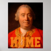 David Hume (Portrait von Allan Ramsay 1766) Poster (Vorne)