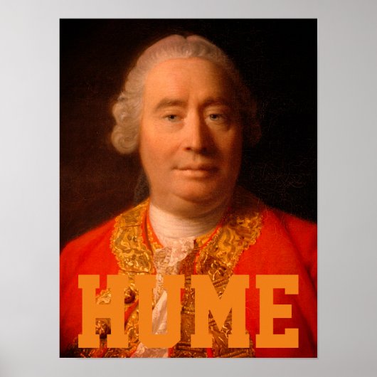 David Hume (Portrait von Allan Ramsay 1766) Poster (Vorne)