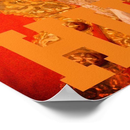 David Hume (Portrait von Allan Ramsay 1766) Poster (Ecke)