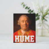 David Hume (Portrait von Allan Ramsay 1766) Postkarte (Stehend Vorderseite)