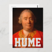 David Hume (Portrait von Allan Ramsay 1766) Postkarte (Vorne/Hinten)