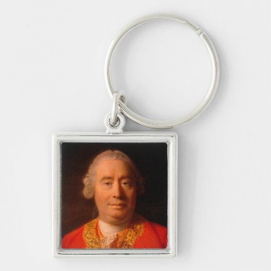 David Hume (Portrait von Allan Ramsay 1766) Schlüsselanhänger (Vorne)