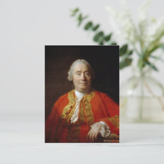 David Hume von Allan Ramsay (1766) Postkarte (Stehend Vorderseite)