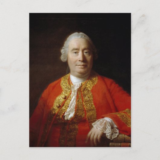 David Hume von Allan Ramsay (1766) Postkarte (Vorderseite)