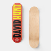 DAVID HUNT Skateboard (Vorderseite)