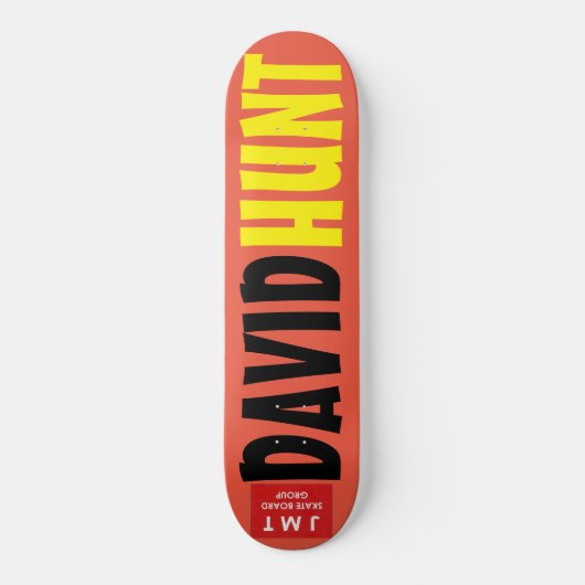 DAVID HUNT Skateboard (Vorderseite)