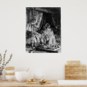 David im Gebet - Rembrandt - 1652 Poster (Küche)