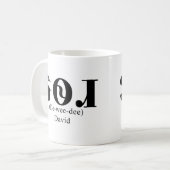 David in Cherokee Kaffeetasse (Vorderseite Links)