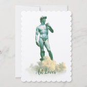 David in den Wolken Einladung (Vorderseite)