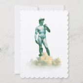 David in den Wolken Einladung (Rückseite)