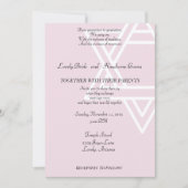 David in rosa jüdisch einladung (Vorderseite)