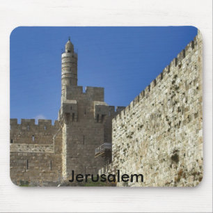 David, Jerusalem Mousepad