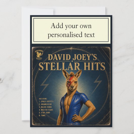 David Joey Album: eine Parodie (Vorderseite)