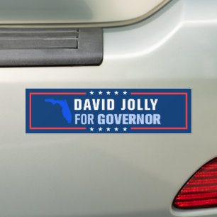 David Jolly für den Gouverneur von Florida Autoaufkleber