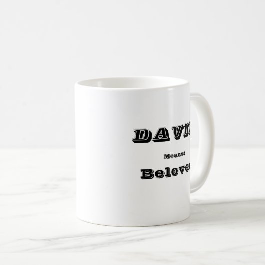 David Kaffeetasse (VorderseiteRechts)