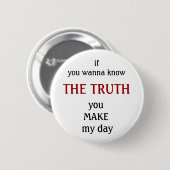 David-Koch die Wahrheit Button (Vorne & Hinten)