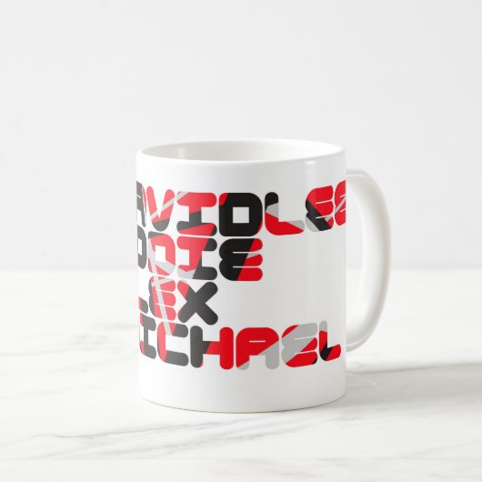 David-Lee Eddie Alex Michael Kaffeetasse (VorderseiteRechts)