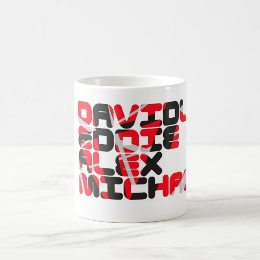 David-Lee Eddie Alex Michael Kaffeetasse (Mittel)