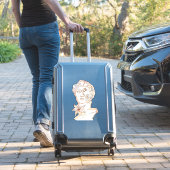 David - Line Zeichn des Menschen - Essense of Line Aufkleber (Koffer Insitu)