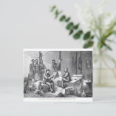 David Livingstone (1813-73) und Henry Mort Postkarte (Stehend Vorderseite)