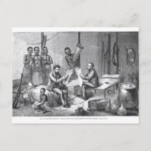 David Livingstone (1813-73) und Henry Mort Postkarte