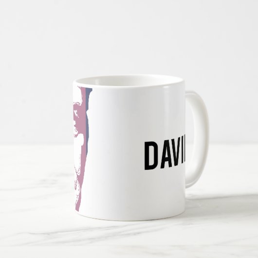 David Lynch durch Burro Kaffeetasse (VorderseiteRechts)
