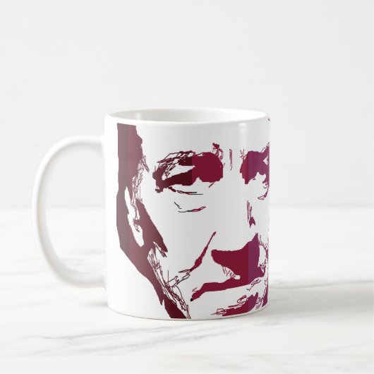 David Lynch durch Burro Kaffeetasse (Links)