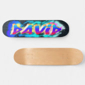 DAVID Maßgeschneidertes Graffiti-Skateboard Skateboard (Horizontal)